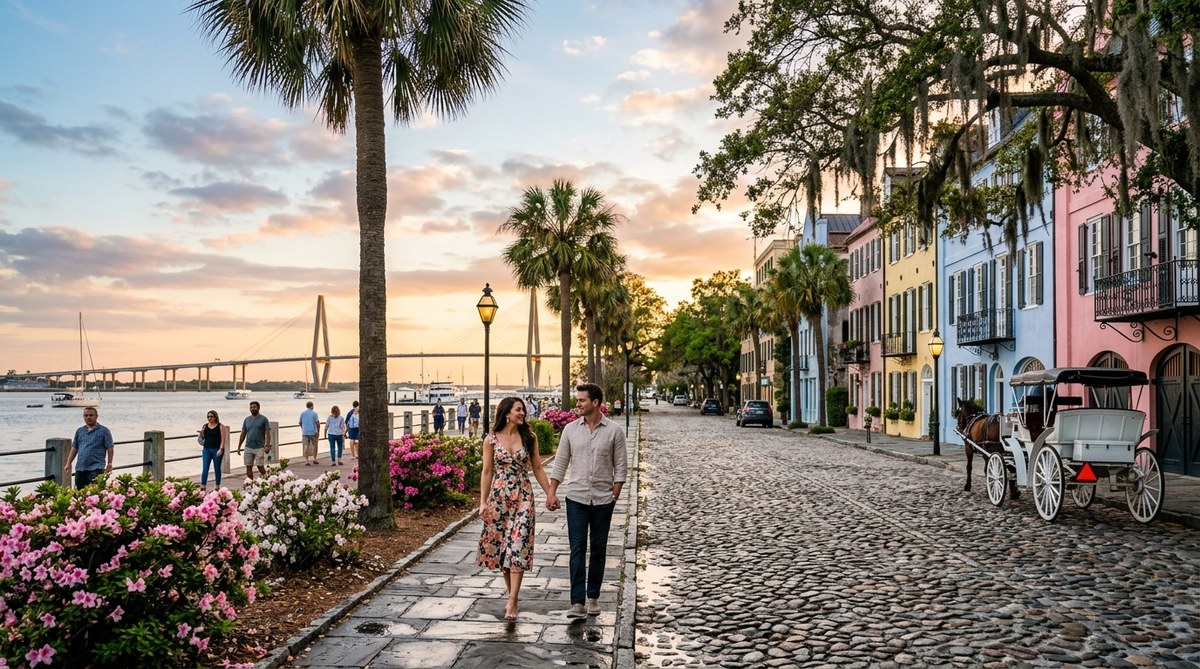 O Que Torna Charleston Num Destino Imparcial da Costa Leste?