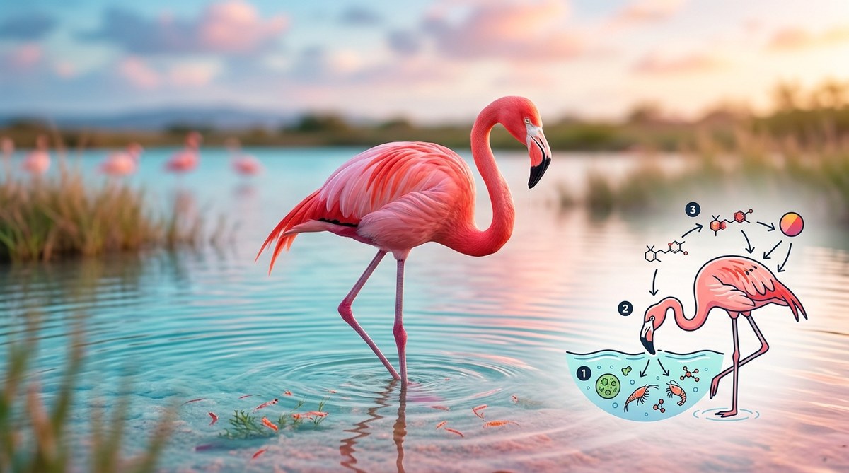 Porque é que os Flamingos São Cor-de-Rosa? A Ciência por Trás da Cor
